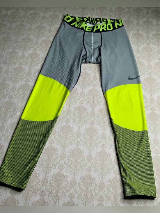 Nike Other - Nike Pro Men’s Dri-FIT Leggings XL Yellow Black